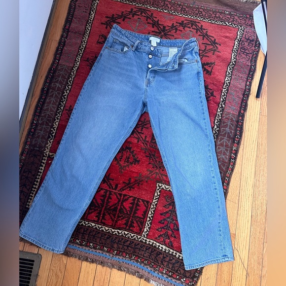 H&M high rise straight leg jeans - Picture 4 of 6